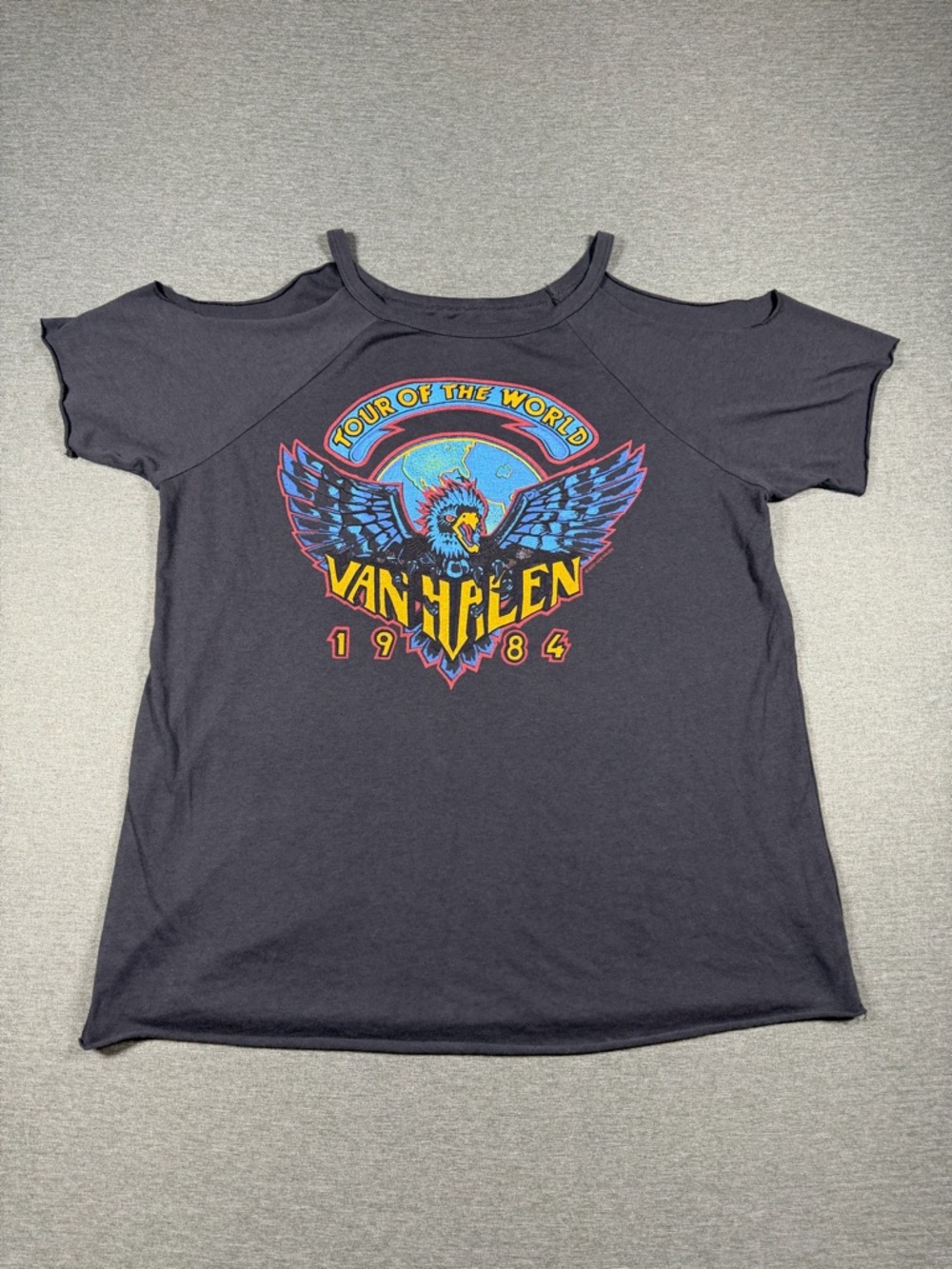 Van Halen 1984 Cold-Shoulder Graphic Tee